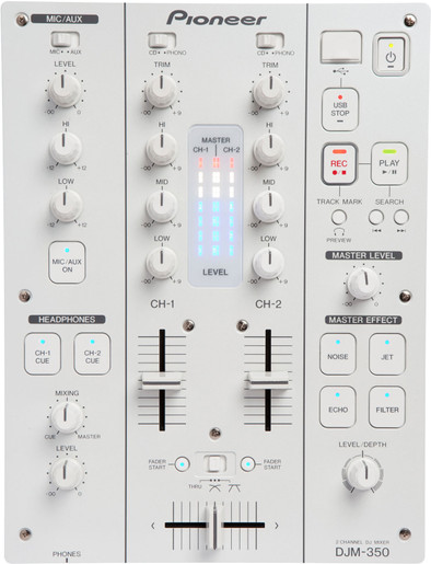 Pioneer DJM-350 Wit is nooit meer leverbaar