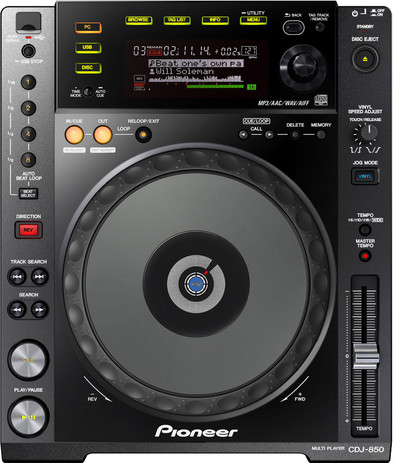 Pioneer CDJ-850 Zwart is nooit meer leverbaar