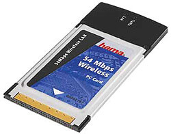 Hama WLAN PC-Card 802.11g/b is nooit meer leverbaar