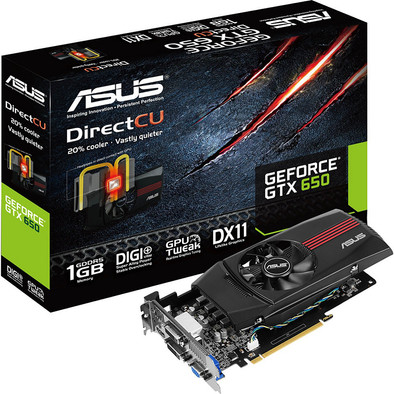 Asus GTX650-DC-1GD5 is nooit meer leverbaar