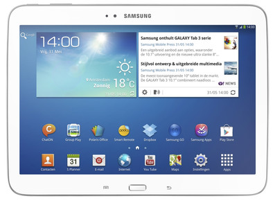 Samsung Galaxy Tab 3 10.1 Wifi Wit is nooit meer leverbaar