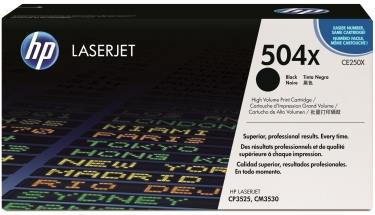 HP 504X LaserJet Toner Zwart XL (CE250X) is nooit meer leverbaar