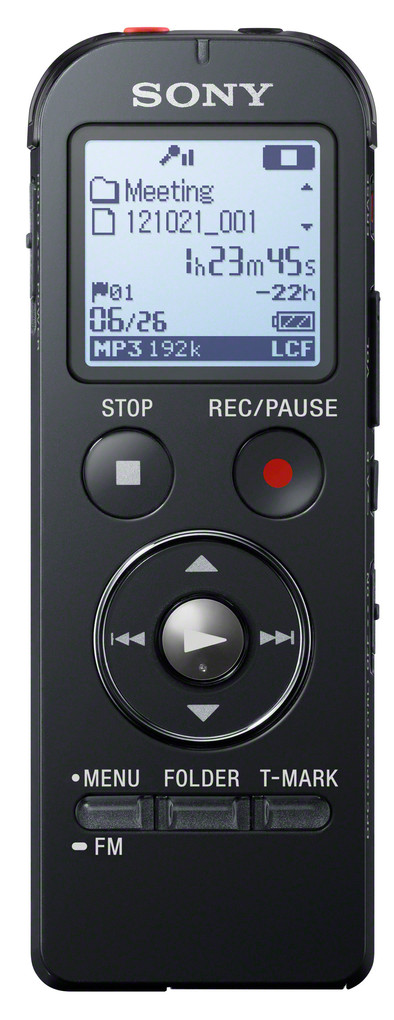 Sony ICD-UX534F Zwart is nooit meer leverbaar