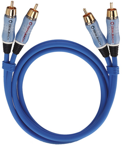 Oehlbach BEAT! Stereo RCA Kabel 5 meter blauw is nooit meer leverbaar