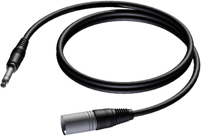 ProCab Basic XLR (m) - Jack kabel 1,5m is nooit meer leverbaar