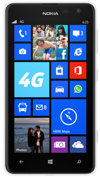 Nokia Lumia 625 Wit is nooit meer leverbaar