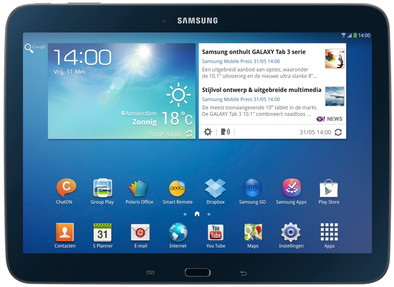 Samsung Galaxy Tab 3 10.1 Wifi + 4G Zwart is nooit meer leverbaar