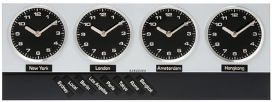 Karlsson Wereldklok Time Zone is nooit meer leverbaar