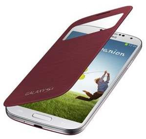 Samsung Galaxy S4 S View Cover Red is nooit meer leverbaar