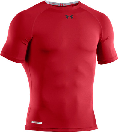 Under Armour Heatgear Sonic Compression Shortsleeve T Red (XL) is nooit meer leverbaar