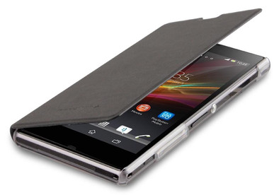 Roxfit Flip Book Case Sony Xperia Z1 Black Executive is nooit meer leverbaar