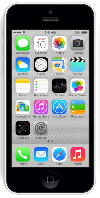 Apple iPhone 5C 32 GB Wit is nooit meer leverbaar