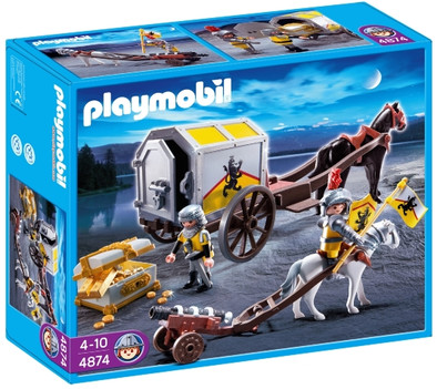 Playmobil Leeuwenridders met goudtransport 4874 is nooit meer leverbaar