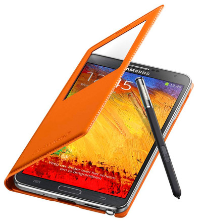 Samsung Galaxy Note 3 S View Cover Orange is nooit meer leverbaar