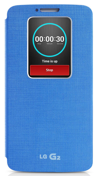 LG G2 Quick Window Cover Blue is nooit meer leverbaar