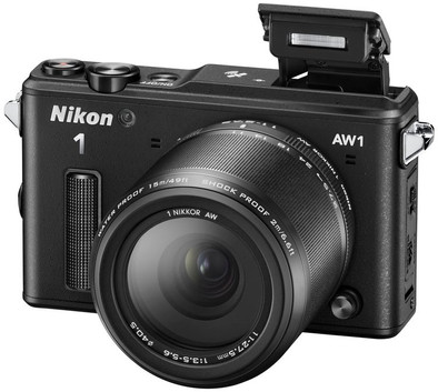 Nikon 1 AW1 + 11-27,5mm zwart is nooit meer leverbaar