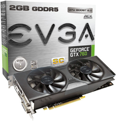 EVGA GeForce GTX 760 Superclocked ACX Cooling is nooit meer leverbaar