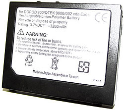 Veripart accu MDA Pro/Qtek 9000/i-mate JasJar 3200 mAh is nooit meer leverbaar