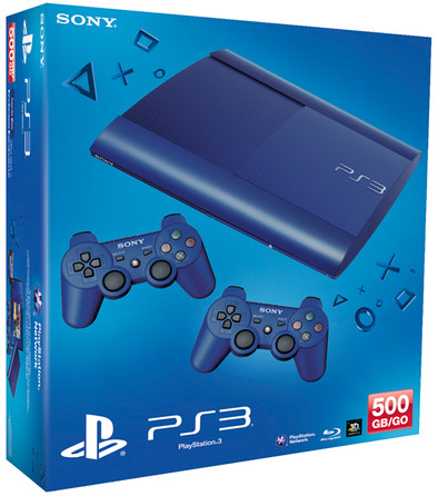 PlayStation 3 500 GB Super Slim Azurite Blue is nooit meer leverbaar