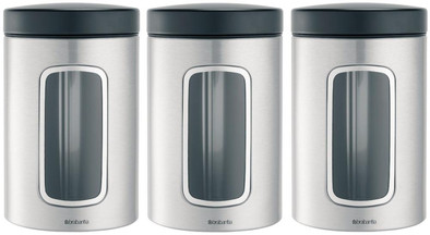 Le produit Brabantia Boites à fenêtre Set 3 pièces Acier Mat ne sera plus jamais disponible