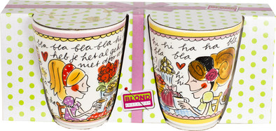 Blond Amsterdam Even Bijkletsen Beker Giftset is nooit meer leverbaar
