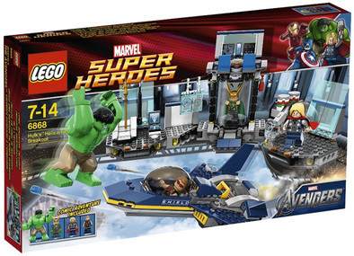 Lego Hulk's Helitransport Ontsnapping 6868 is nooit meer leverbaar