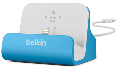 Belkin Lightning Dock Apple iPhone 5/5S/SE Blue is nooit meer leverbaar