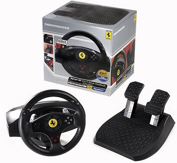 Thrustmaster Ferrari GT PS2/PC Force Feedback Racing Wheel is nooit meer leverbaar