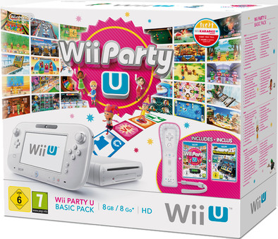 Nintendo Wii U Basic Pack + Wii Party U + Nintendo Land is nooit meer leverbaar