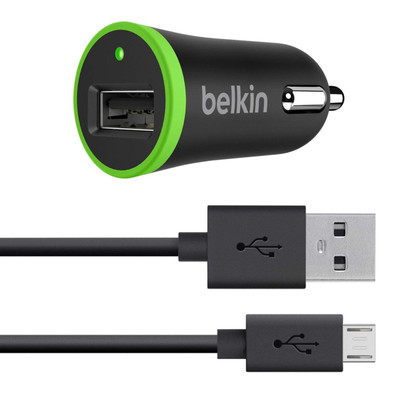 Belkin Autolader Micro-USB 2,1A Zwart is nooit meer leverbaar
