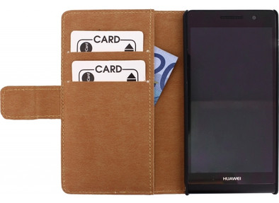 Mobilize Wallet Book Case Huawei Ascend P6 White is nooit meer leverbaar