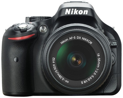 Nikon D5200 + AF-S DX 18-55mm VR II zwart is nooit meer leverbaar