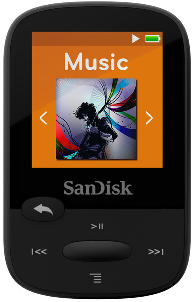 Sandisk Sansa Clip Sports 4GB Zwart is nooit meer leverbaar