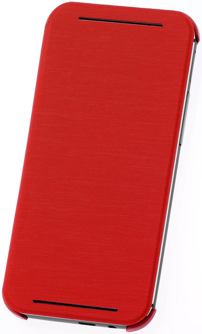 HTC One M8 Flip Case Red is nooit meer leverbaar