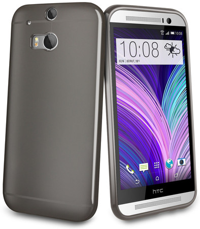Muvit Minigel Case HTC One M8 Zwart is nooit meer leverbaar