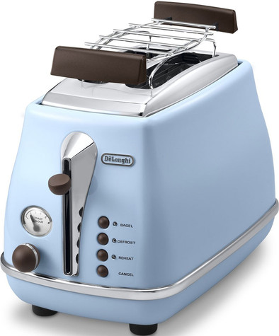 DeLonghi Icona Vintage Blauw Broodrooster is nooit meer leverbaar
