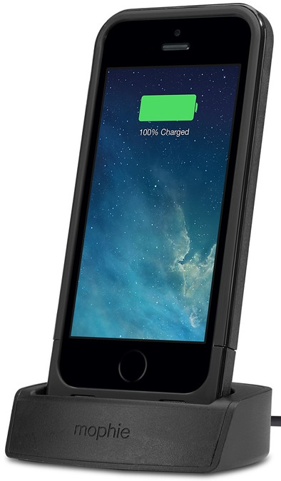 mophie Juice Pack Plus &amp; Dock Apple iPhone 5 / 5S Zwart is nooit meer leverbaar