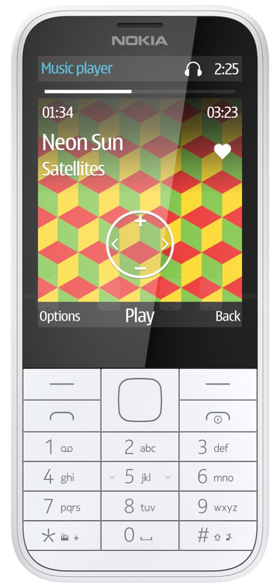 Telenet Nokia 225 Wit is nooit meer leverbaar