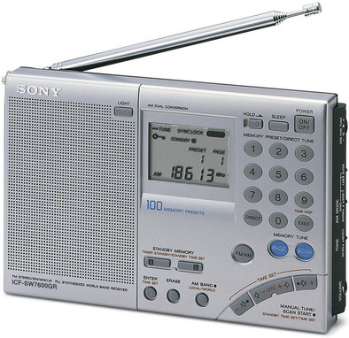 Sony ICF-SW7600GR is nooit meer leverbaar