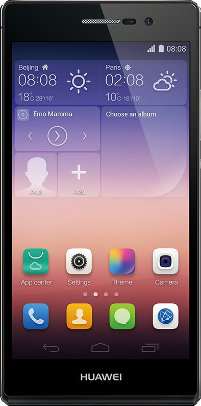 Huawei Ascend P7 Zwart is nooit meer leverbaar