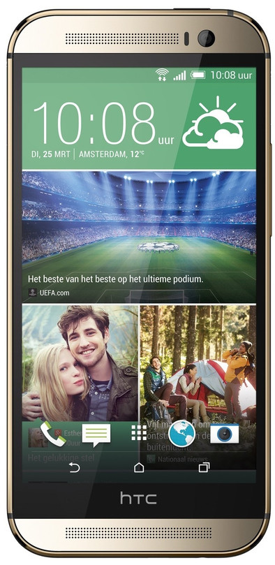 HTC One M8 Goud is nooit meer leverbaar