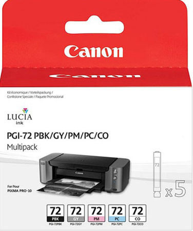 Canon PGI-72 Value Pack A 5-Kleuren (6431B001) is nooit meer leverbaar