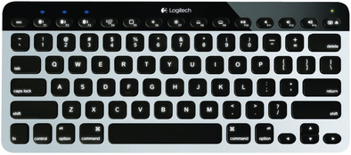 Logitech Easy-Switch Draadloos Toetsenbord QWERTY Zilver is nooit meer leverbaar
