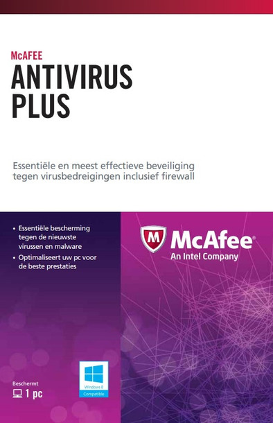 McAfee Antivirus Plus Activation Card 1 jaar abonnement is nooit meer leverbaar