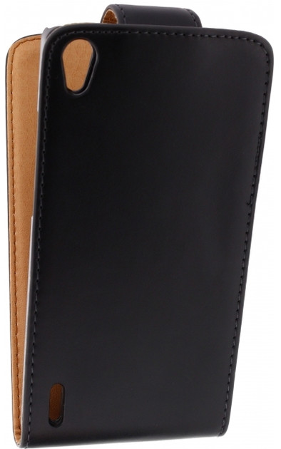 Xccess Leather Flip Case Huawei Ascend P7 Zwart is nooit meer leverbaar