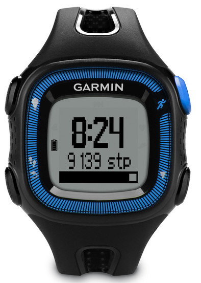 Garmin Forerunner 15 Heren Zwart/Blauw is nooit meer leverbaar