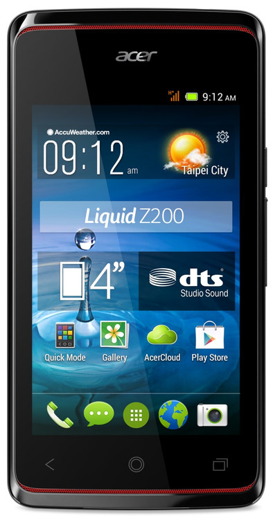 Acer Liquid Z200 Zwart Dual Sim is nooit meer leverbaar