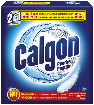 Calgon 2-in-1 Poeder ActiClean 1,5 kg is nooit meer leverbaar