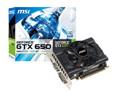 MSI GeForce GTX 650 2GB is nooit meer leverbaar