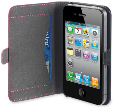 Muvit Slim Folio Naprel Case iPhone 4 / 4S Roze is nooit meer leverbaar